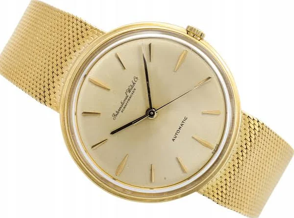 Iwc Schaffhausen Vintage 34MM Automat Cal 853 18K Żółte Złoto REF.603