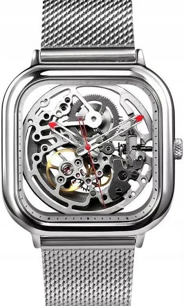 Zegarek męski Ciga Full Hollow Skeleton Automatic Z011-SISI-W13