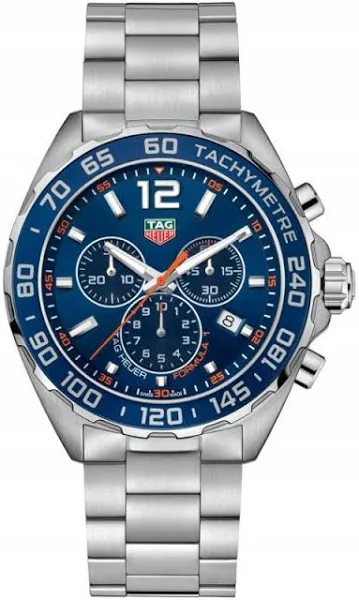 Tag Heuer Formula 1 Chronograph Zegarek męski z niebieską tarczą