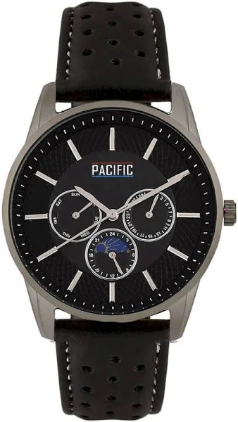 Czarny męski zegarek z Pacific PACIFIC X0088
