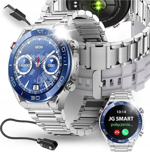 Smartwatch Ciśnienie Pomiar Cukru Ekg Bmi Hrv Menu Pl Rozmowy