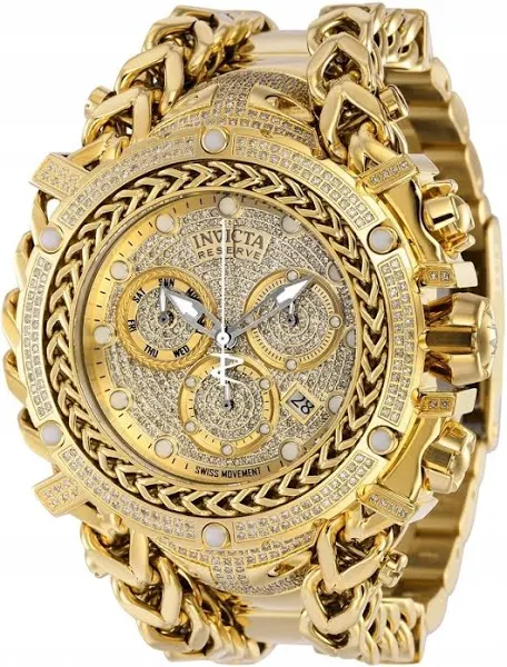 Invicta Watches Akcesoria Mężczyzna Żółty ONE Size Gladiator 37344 Men's Quartz Watch