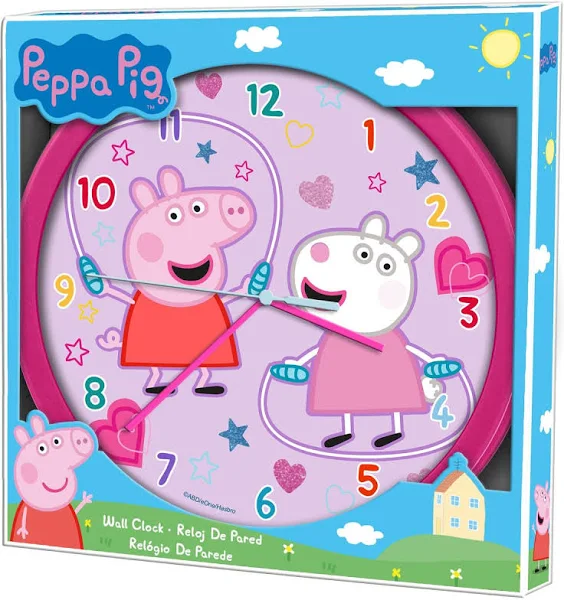 Zegar ścienny Peppa Pig 25cm PP09054