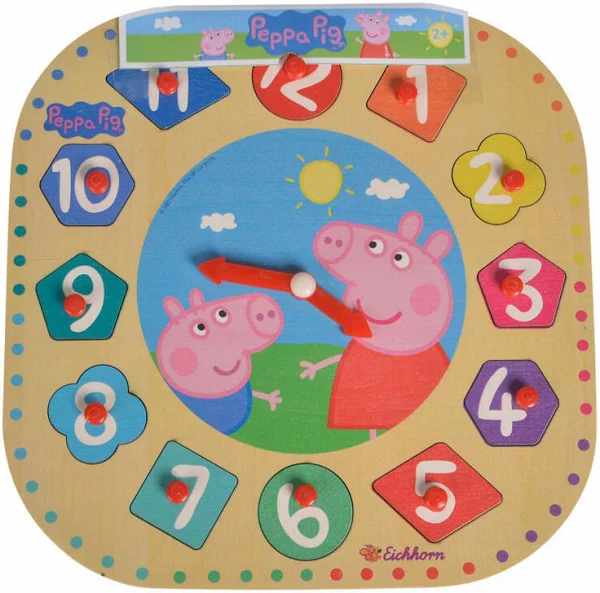 Simba Peppa Pig Zegar edukacyjny - wielokolorowy