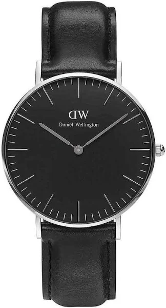 Daniel Wellington Classic Black Sheffield Silver 36mm DW00100145