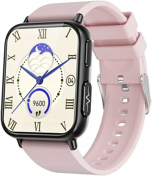 Zegarek Smartwatch Damski Zegarek Pomiar Cukru Glukoza Monitor Snu Ekg Spo2