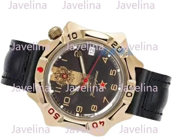 Rosyjski zegarek wojskowy punktowy dowódca wojskowy ręczny zegarek mechaniczny