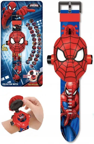 Spiderman Zegarek 3d z Projektorem 24 Obrazki