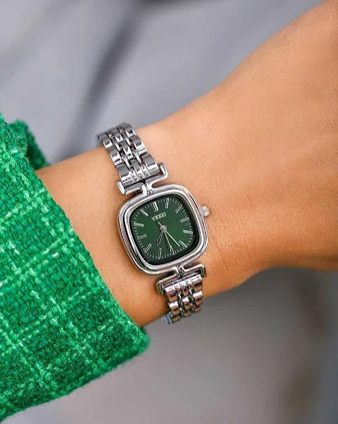 Zegarek Vezzi z zieloną tarczą