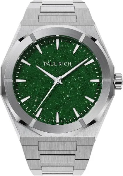 Zegarek męski Paul Rich Star Dust II Silver Green 766236336992