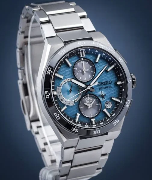 Zegarek męski Seiko Astron Chronograph Solar GPS Limited Edition SSH157J1
