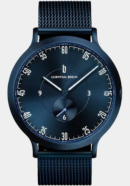 Męski Zegarek na Rękę Niebieski Koperta ze stali chirurgicznej Szkło mineralne hartowane szafirowo