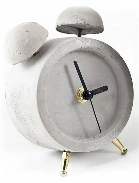 Zegar betonowy biurkowy