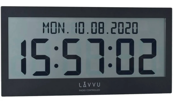 Zegar cyfrowy sterowany falą radiową Lavvu LCX0011