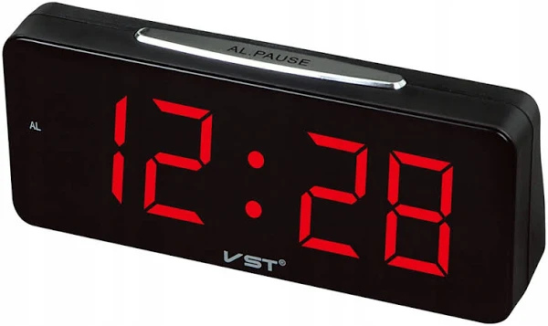 zegar biurkowy - Czerwony