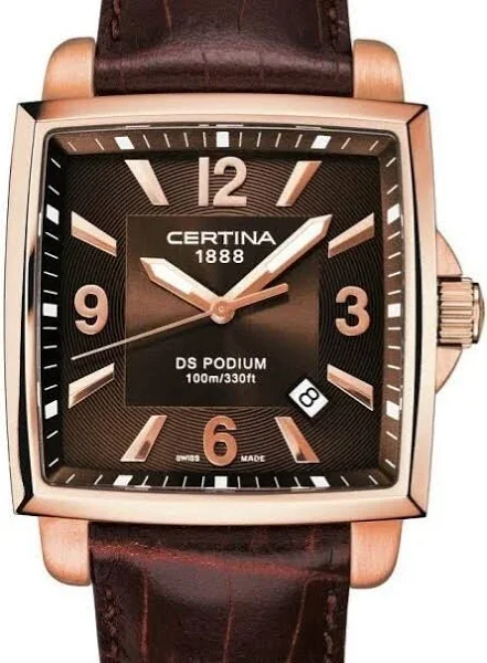 200zł rabat na zegarek Certina DS Podium Square C0015103629700