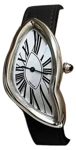 Alien Crash Melt Twist Y2K zegarek kiosk Moda męska modny Retro zaawansowany projekt Instagram