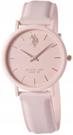 U.S. Polo Assn. zegarek LUCY damski kolor różowy Usp8058pk