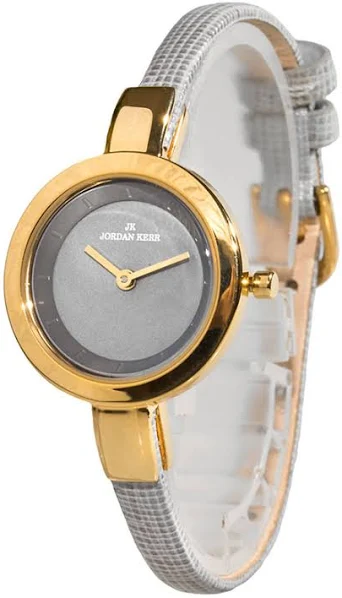 Minimalistyczny Damski Zegarek Jordan Kerr Na Bardzo Cienkim Skórzanym Pasku