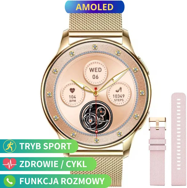 Smartwatch Rubicon RNCF30 SMARUB311 złoty