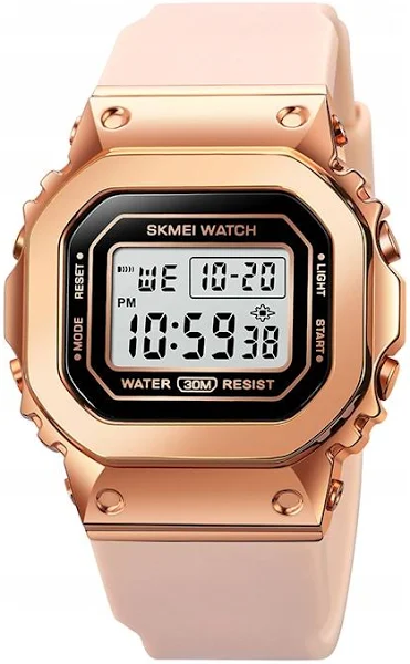 Zegarek damski Skmei analogowy pasek silikonowy