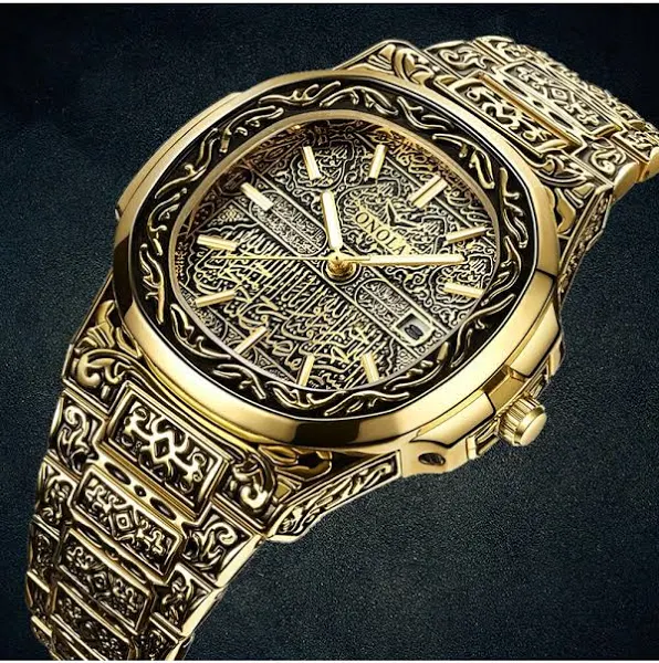 ONOLA Retro Vintage Elegancki Kwarcowy Zegarek Na Rękę