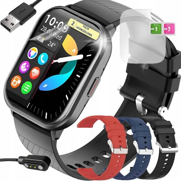 Zegarek Damski Smartwatch Rozmowy Telefoniczne Pl menu 3 Paski