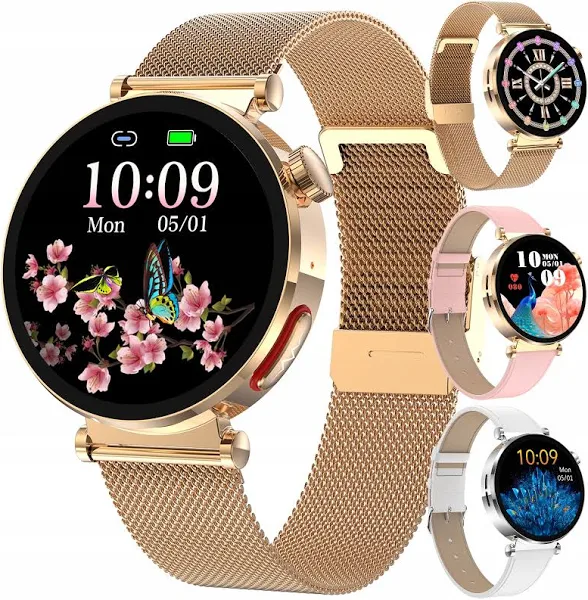 Smartwatch Zegarek Damski Pomiar Cukru Ekg Hrv Ciśnienie Menu Pl