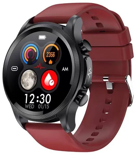 Smartwatch Zegarek Męski pomiar glukozy cukru Ekg