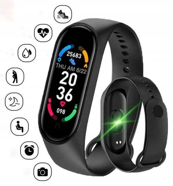Smartwatch dziecięcy zegarek smartband puls kroki