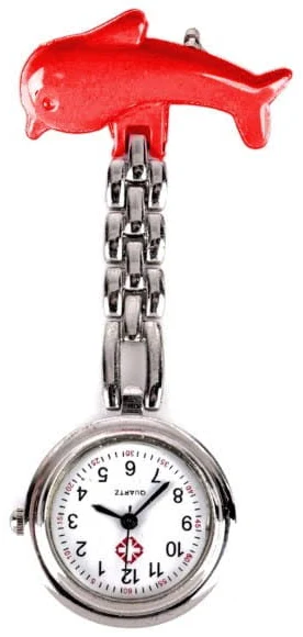 Delfinki zegarek medyczny dla pielęgniarki lekarza