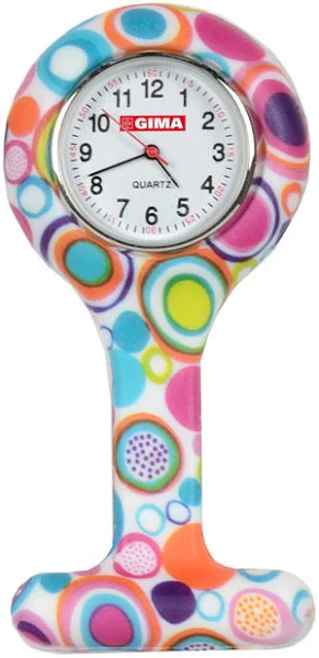 GIMA Zegarek pielęgniarski-bubbles fantasy Zegarek pielęgniarski silikonowy