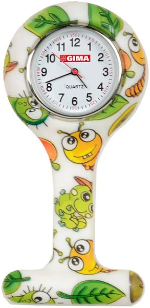 GIMA Zegarek pielęgniarski-caterpillar fantasy Zegarek pielęgniarski silikonowy
