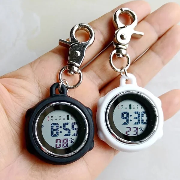 Wielofunkcyjne elektroniczne cyfrowe zegarki kieszonkowe unisex kobiety mężczyzna pielęgniarka