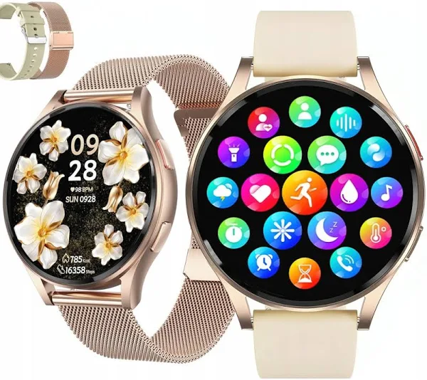 Smartwatch Zegarek Kardiowatch Damski Pomiar Cukru Ekg Hrv Rozmowy Menu Pl