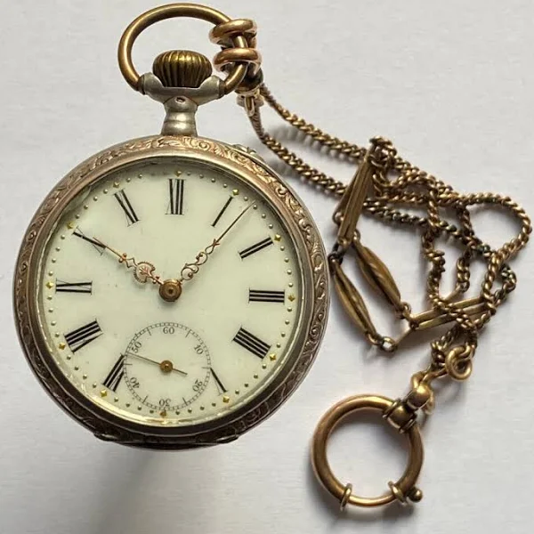 Zegarek kieszonkowy męski ręcznie nakręcany