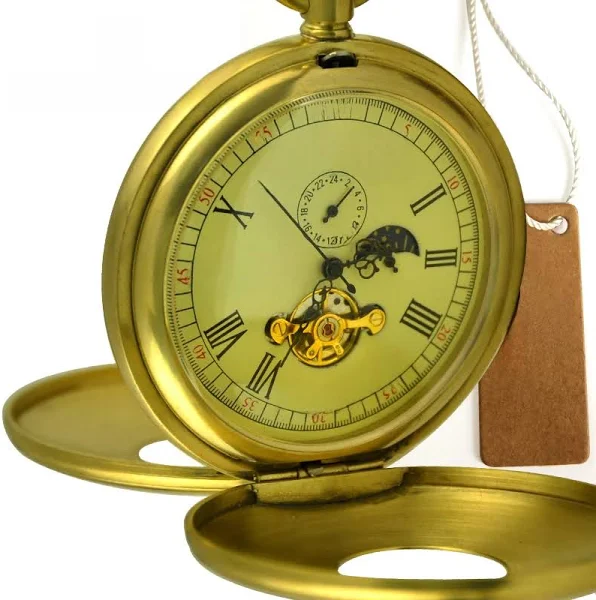 Imperial czystej miedzi antyczne 1882 Vintage mechaniczny stary zegarek kieszonkowy ręcznie