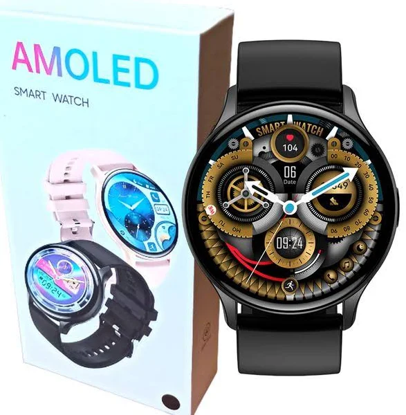 Smartwatch pl sportowy tętno tlen rozmowy amoled aplikacja Android