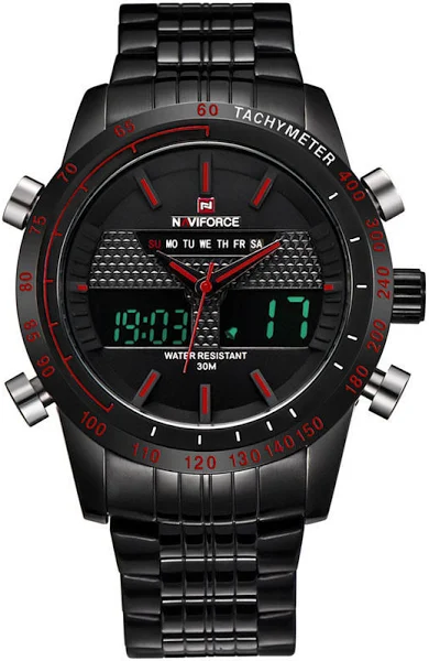 Zegarek męski Naviforce Led Bransoleta Pudełko Gw