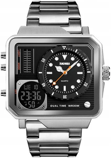 Zegarek męski Skmei bransoleta Led 12/24 h kj3