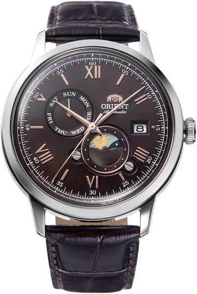 Zegarek męski Orient Bambino Sun & Moon Automatic RA-AK0804Y30B