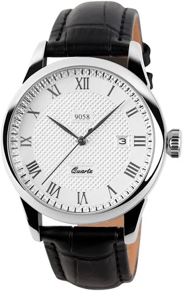 Męskie zegarki analogowy zegarek kwarcowy skórzany pasek cyfry rzymskie wodoodporne modne biznesowe codzienne zegarki na rękę dla mężczyzn