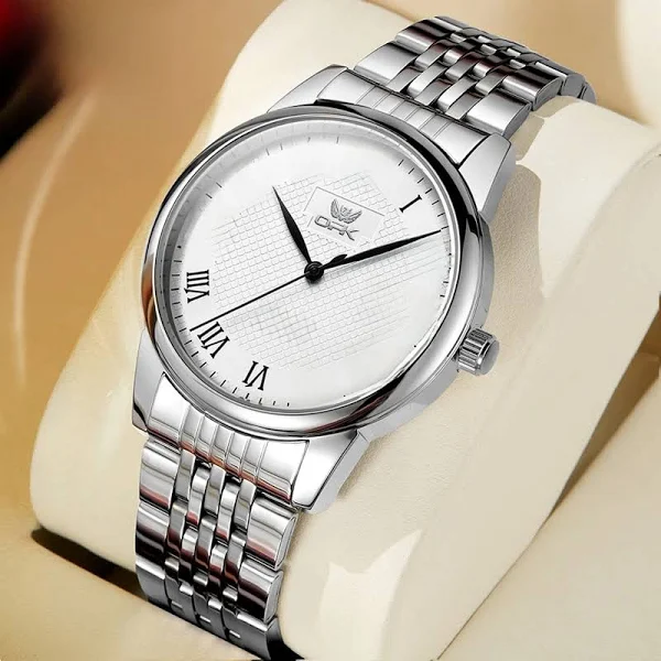 zegarek marki OPK wodoodporny męski zegarek z cyframi rzymskimi