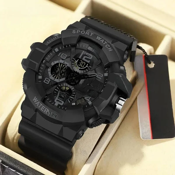 SANDA 3168 marka modowa w stylu G zegarek wojskowy cyfrowe zegarki sportowe dla mężczyzny elektroniczny zegarek na rękę