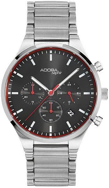 Zegarek Męski Chronograf Tytan Szafirowe Szkło Data 10bar Wodoodporny