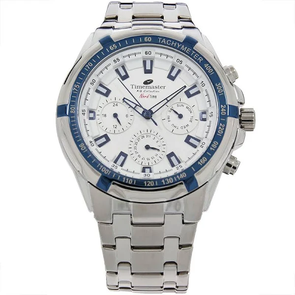 195/01 zegarek męski Timemaster stal multidata