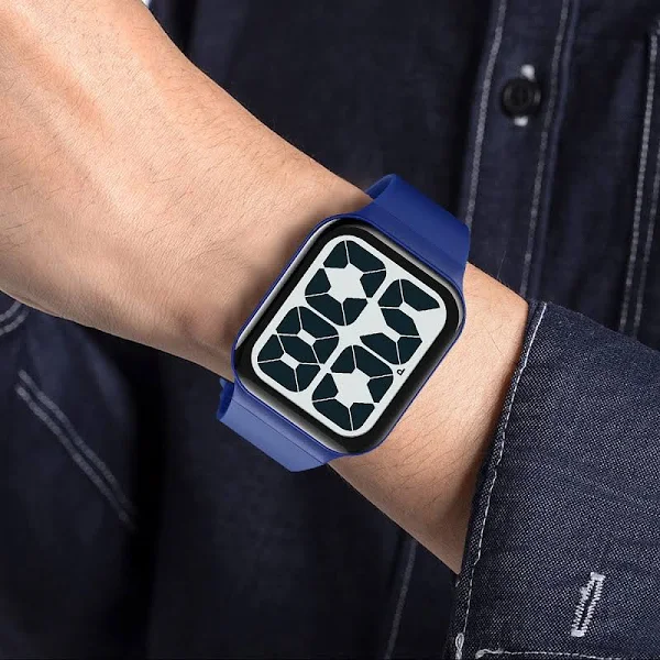 Modny męski i damski elektroniczny zegarek na co dzień z dużą tarczą