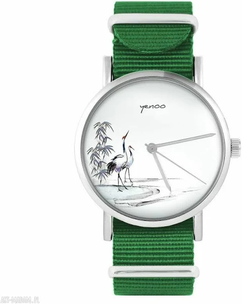 zegarek japońskie żurawie