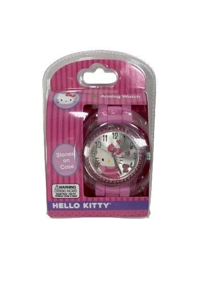 Hello Kitty Różowy Gems Pink Band Zegarek Kwarcowy Mz Berger & Co