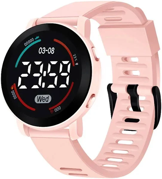 Moda Led Student Sportowy zegarek elektroniczny Luminous Wodoodporny Casual Minimalistyczny zegarek